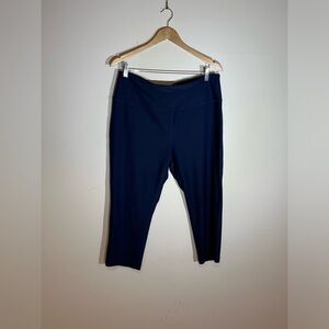 Blue x-large athletic works capris leggings